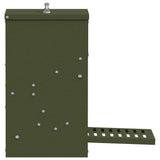 Chicken Treadle Feeder Olive Green 25 x 42 x 40 cm 874688