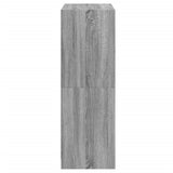 Highboard with Doors Grey Sonoma 68x37x109 cm Engineered Wood 3295855