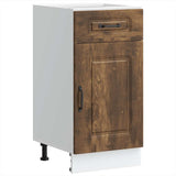 Kitchen Base Cabinet Kalmar Smoked Oak Engineered Wood 853472