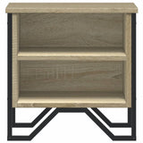 Bedside Cabinet Sonoma Oak 2 pcs 40x30x40 cm Engineered Wood 848497