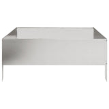 Garden Raised Bed 100x100x41 cm Stainless Steel 851035