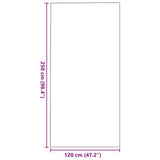 Doormat Grey and Black 120 x 250 cm 100% Polyamide 4100774