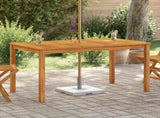 Garden Table 140x80x74 cm Solid Acacia Wood 42618
