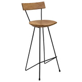 Bar Stools 2 pcs Solid Teak Wood 285205