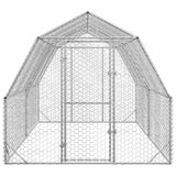 Chicken Run 2.5x4x2.25 m Galvanised Steel 3328516