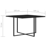 Outdoor Dining Set Grey 317184