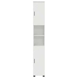 Bathroom Cabinet with Storage High Gloss White 30 x 35 x 192 cm 883338
