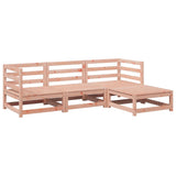 Garden Sofa Set Reddish-brown Solid Douglas fir wood 4 Piece Set 3299379