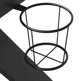 Gaming Desk with K Shape Legs Black 90x60x75 cm 325400