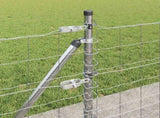 Outdoor Euro Fence with Concrete Base 25 x 0.4 m Silver Mesh 3351038