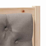 Headboard Other Brown and taupe 100 cm Solid pine wood 879027