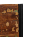 Headboard 140 cm Solid Wood Reclaimed and Iron 4017550