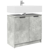 Bathroom Cabinet with Storage Concrete Grey 64.5 x 33.5 x 59 cm 880740