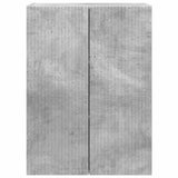 TV Wall Cabinet Concrete Grey 59.5 x 31 x 80 cm Engineered Wood 892362