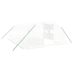 Greenhouse with Steel Frame White 24 m² 6x4x2 m 3188073