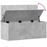 Storage Box Concrete Grey 90x35x35 cm Engineered Wood 840684