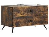 Bedside Cabinet Smoked Oak 62 x 34.5 x 47.5 cm Engineered Wood 895470