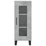 Sideboard Concrete Grey 34.5x34x90 cm Engineered Wood 828824
