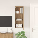 TV Wall Cabinet Artisan Oak 40.5 x 30 x 102 cm Engineered Wood 882940