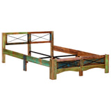 Bed Frame without Mattress Solid Reclaimed Wood 140x200 cm 247666