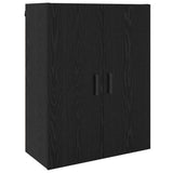Wall Cabinet Black Oak 69.5 x 34 x 90 cm Engineered Wood 879521