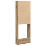 Washing Machine Cabinet Artisan Oak 64x24x190 cm 856644