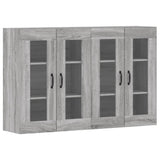 Wall Mounted Cabinets 2 pcs Grey Sonoma Engineered Wood 3197911