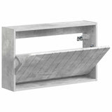 Wall-Mounted Shoe Cabinet ZWOLLE 71 x 17 x 43 cm Concrete Grey 896408