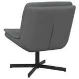 Swivel Chair Dark Grey 63 x 75 x 76 cm Fabric 42007351