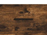 Highboard Smoked Oak 34,5x34x180 cm Engineered Wood 3198870