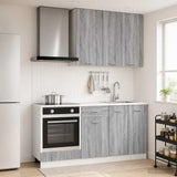 Kitchen Unit LYON 5 pcs Grey Sonoma Engineered Wood 3438224