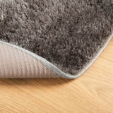 Rug ISTAN High Pile Shiny Look Grey 160 cm 375684