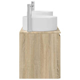 Bathroom Cabinet Set 3 pcs Sonoma Oak 49.5 x 44.5 x 65.5 cm 3405729
