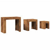 Nesting Coffee Tables 3 pcs Old Wood Engineered Wood 856672