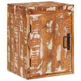 Bedside Table Brown 35 x 33 x 48 cm Solid Reclaim wood 4016726