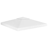 2-Tier Gazebo Top Cover 310 g/m 3x3 m White 312074
