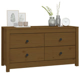 Side Cabinet Honey Brown 100x40x54 cm Solid Wood Pine 821777