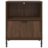 Bedside Cabinet 2 pcs Brown oak 49 x 36 x 61 cm Engineered wood 883489