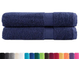 Premium Bath Towels "SOLUND" 2 pcs Navy Blue 100x150 cm 600 gsm 137263