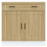 Kitchen Base Cabinet Porto Sonoma Oak Engineered Wood 853980