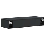 Wall-Mounted Side Table Wall-mounted Black 87.5 x 34.5 x 17 cm 899176