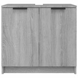 Bathroom Cabinet Grey Sonoma 64.5x33.5x59 cm Engineered Wood 817064