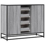 Sideboard Grey Sonoma 92x35x76 cm Engineered Wood 3300828