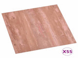 Flooring Planks 55 pcs Red 5.11 m PVC 42046343