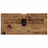 Bathroom Furniture Set 5 pcs Old Wood Engineered Wood and Metal 3393081