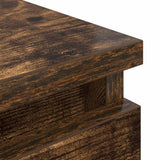 TV Cabinet Smoked Oak 80x35x54 cm Engineered Wood 861791