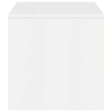 TV Cabinet High Gloss White 100x40x40 cm Engineered Wood 861118
