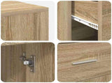 Corner Desk with Drawer Sonoma Oak 102 x 88 x 75 cm 3337275