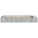 Bed Frame without Mattress Grey Sonoma 75x190 cm Small Single 3280627