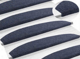 Self-adhesive Stair Mats 15 pcs Blue 80 x 24.5 x 3.5 cm 42038669